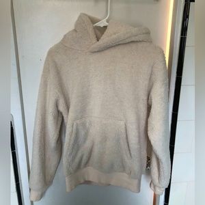 TNA teddy bear hoody in cream colour, Size XS